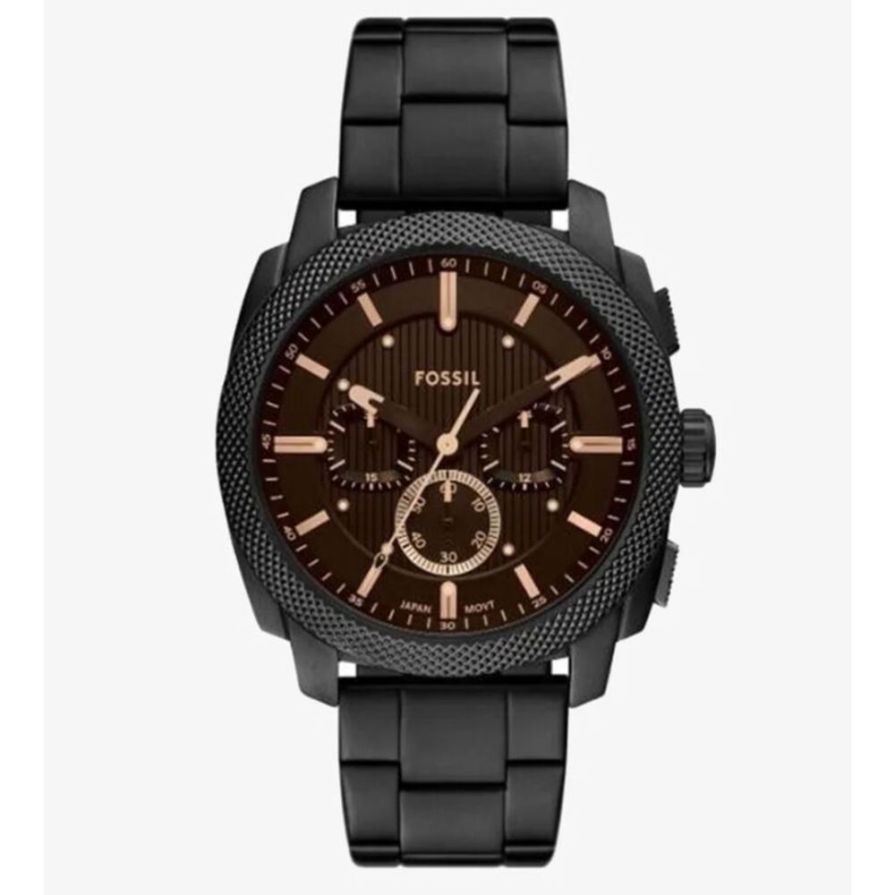 Fossil Men's Machine Brown Dial Watch - FS6097